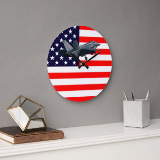 Grande Horloge Ronde VFA-106 Gladiators F/A-18 Super Hornet US Navy Tri