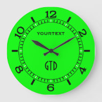 Vibrant Electric Green Dial on a