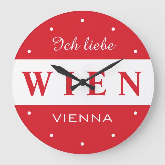 Grande Horloge Ronde Vienne - Vienna wall clock (Recto)