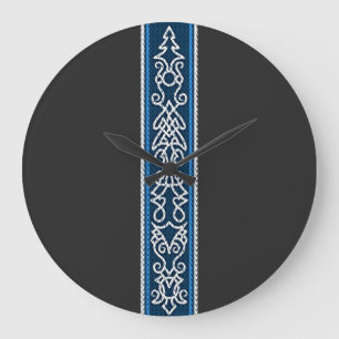 Grande Horloge Ronde Viking pattern