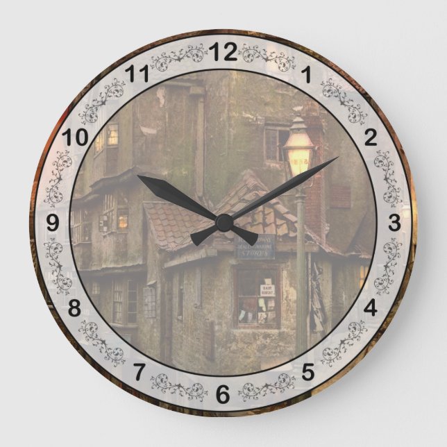 Grande Horloge Ronde Ville - Bristol, Angleterre - Une rue escarpée et  (Recto)