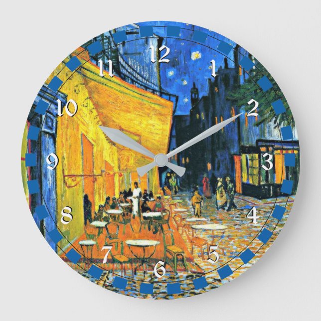 Grande Horloge Ronde Vincent Van Gogh : Cafe Terrace (Recto)