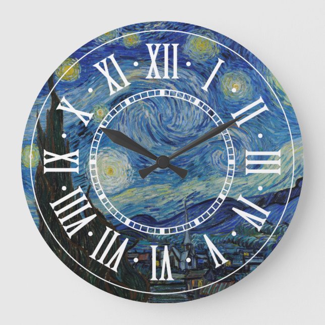 Grande Horloge Ronde Vincent van Gogh Masterpiece (Recto)