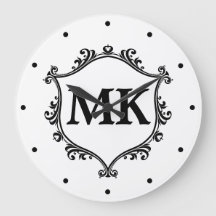 Vintage bouclier royal nom personnalisé monogramme