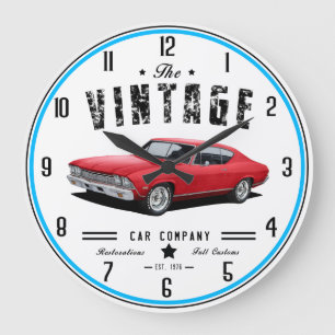 Grande Horloge Ronde Vintage Chevelle