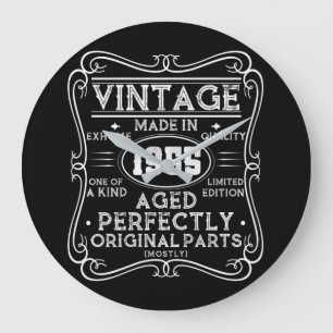 Grande Horloge Ronde Vintage Fabriqué En 1955 Retro Classic