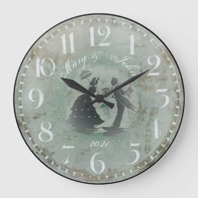 Grande Horloge Ronde Vintage mariage (Recto)