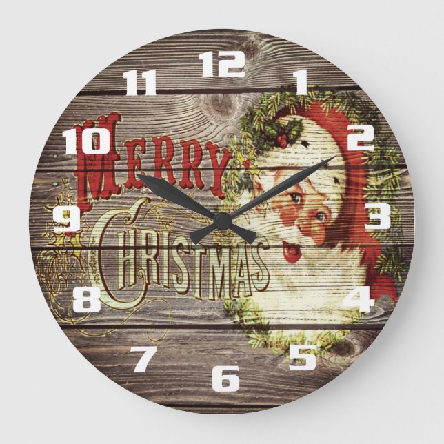 Grande Horloge Ronde Vintage Merry (Recto)
