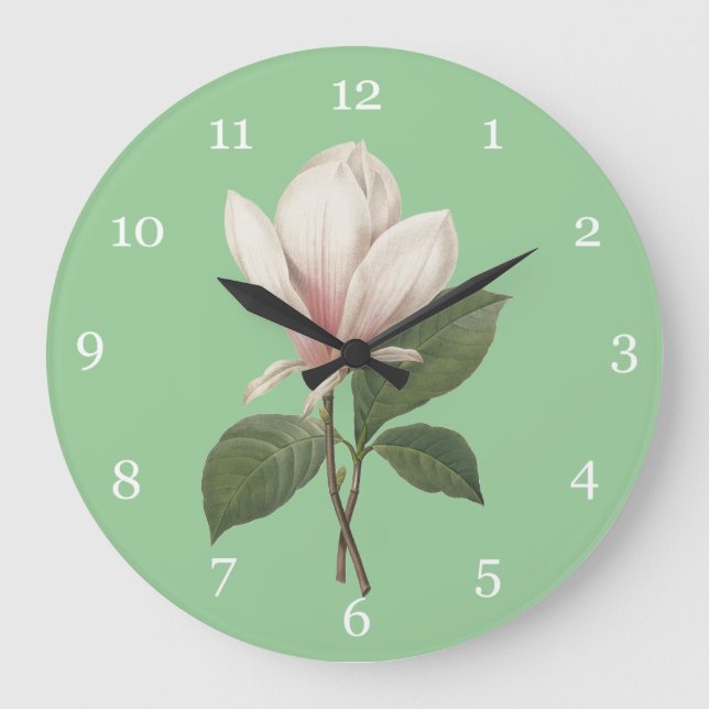 Grande Horloge Ronde vintanical magnolia flower (Recto)