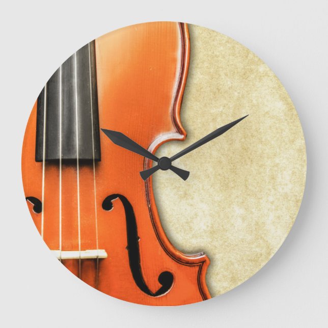 Grande Horloge Ronde Violin Clock (Recto)