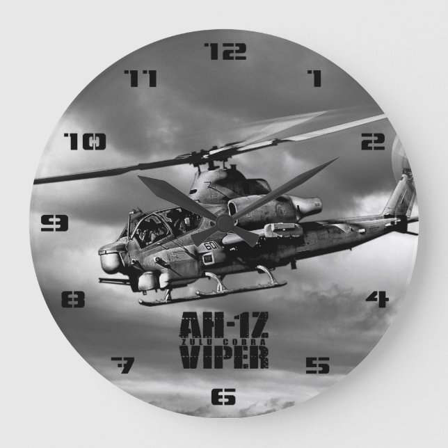 Grande Horloge Ronde Viper AH-1Z (Recto)