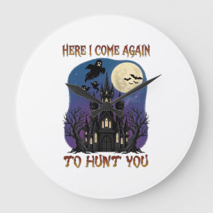 Grande Horloge Ronde Voici de nouveau les fantômes du château hanté de 