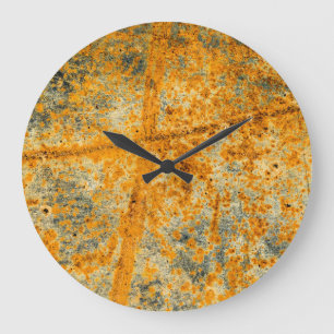 Grande Horloge Ronde voies de rouille acide