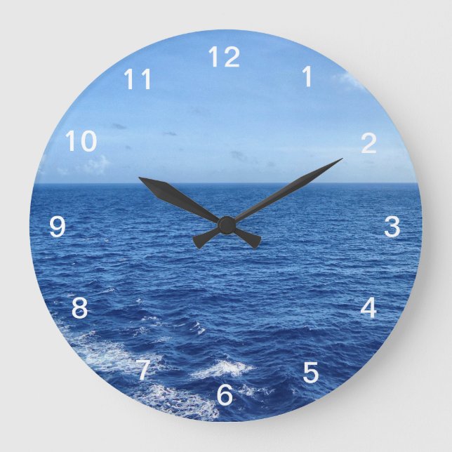 Grande Horloge Ronde Voir la mer (Recto)