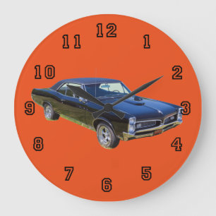 Grande Horloge Ronde Voiture 1967 de muscle de Pontiac GTO