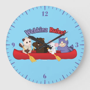 Grande Horloge Ronde Voyage de canoë de règles de Webkinz   Webkinz