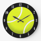 Wall Clock de tennis avec White Numbers