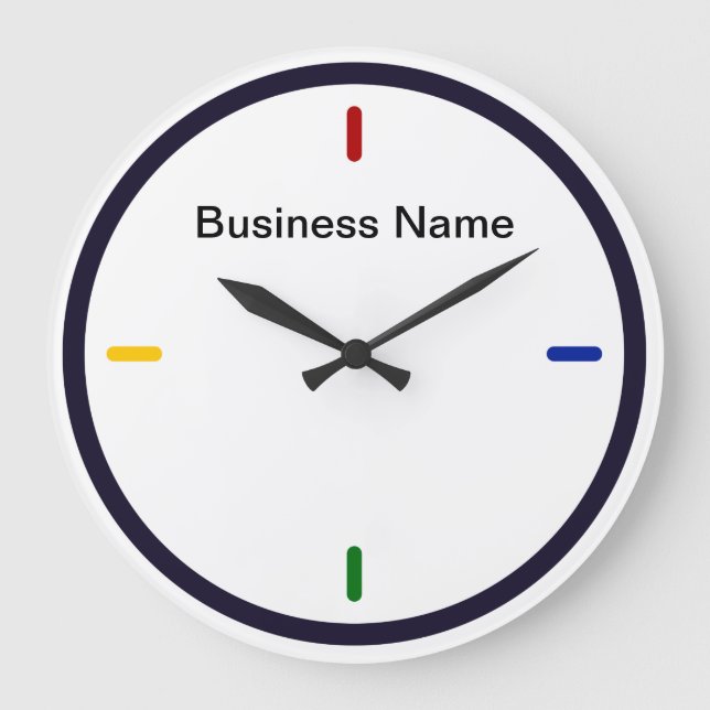 Grande Horloge Ronde Wall clocks modernes de la Business Custom (Recto)