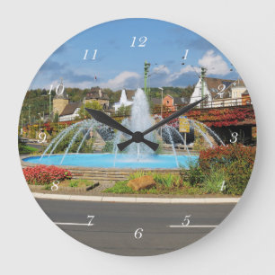 Grande Horloge Ronde Wanduhr Linz