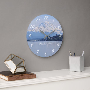 Grande Horloge Ronde Washington State Mount Rainier et Puget Sound