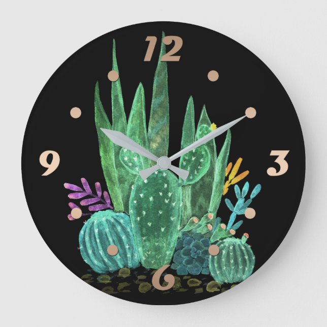 Grande Horloge Ronde Watercolor (Recto)