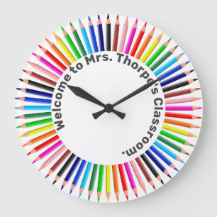 Grande Horloge Ronde Welcome to my classroom