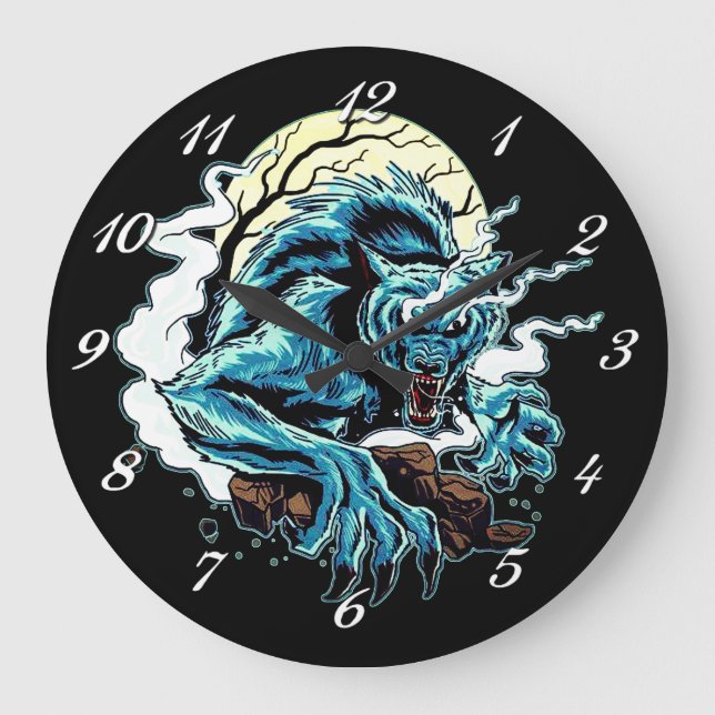 Grande Horloge Ronde Werewolf Moon (Recto)