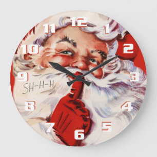 Grande Horloge Ronde Whimsical and Fun Vintage