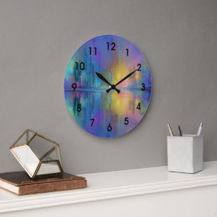 Grande Horloge Ronde Whisperpering Woods, mystique et apaisant,