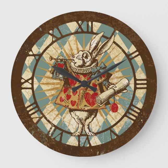 Grande Horloge Ronde White Rabbit (Recto)