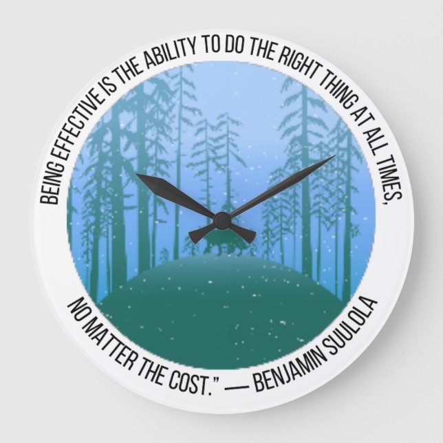 Grande Horloge Ronde White Wolves Guild Clock (Recto)