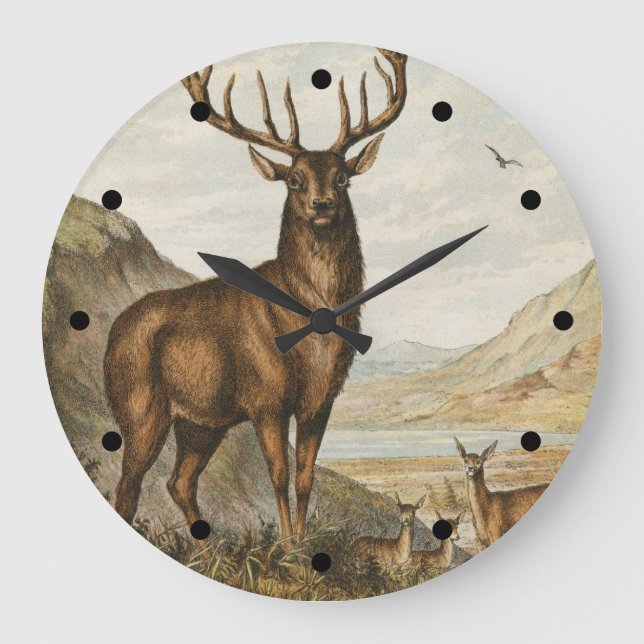 Grande Horloge Ronde Wild Buck (Recto)