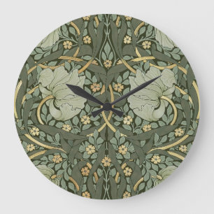 Grande Horloge Ronde William Morris Pimpernel Vintage