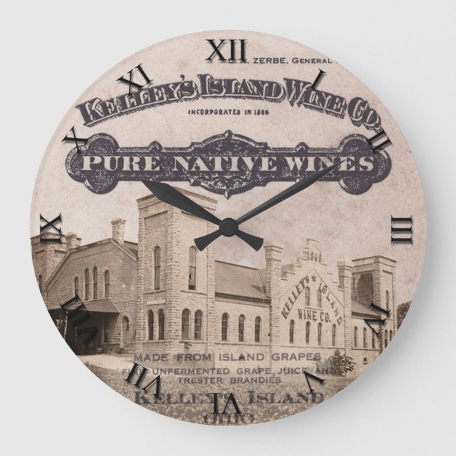 Grande Horloge Ronde Wine Clock (Recto)
