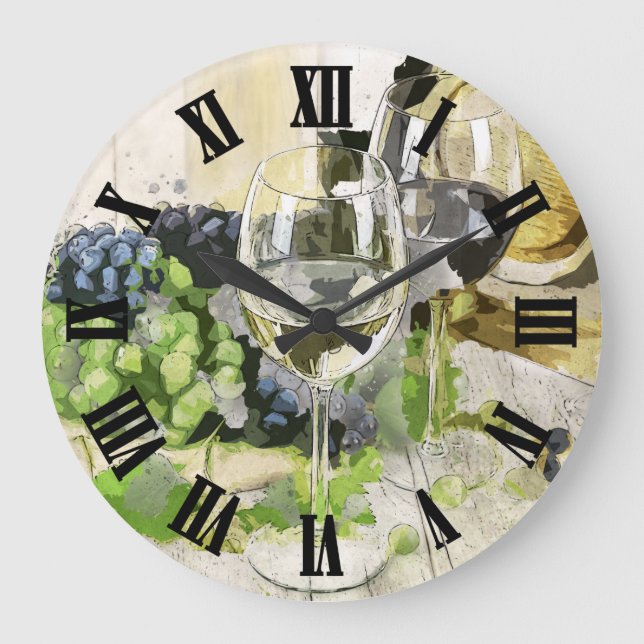 Grande Horloge Ronde Wine Glass (Recto)