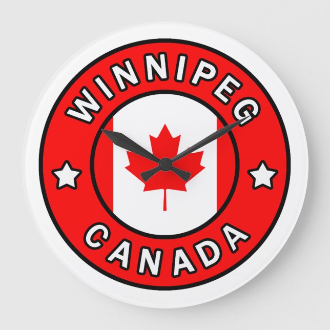 Grande Horloge Ronde Winnipeg Canada (Recto)