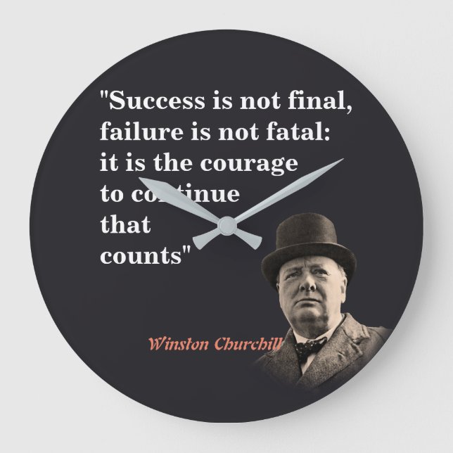 Grande Horloge Ronde Winston Churchill (Recto)