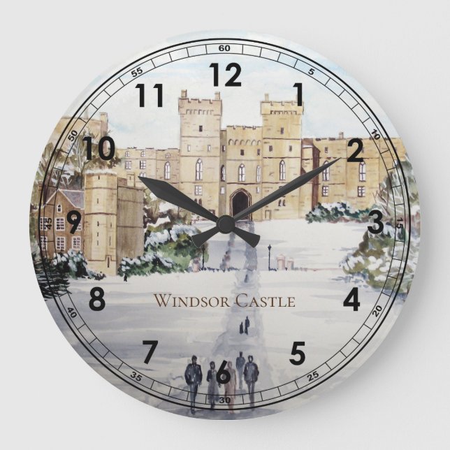 Grande Horloge Ronde Winter at Windsor Castle (Recto)