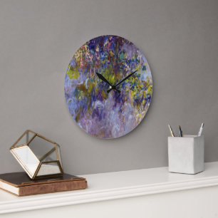 Grande Horloge Ronde Wisteria (moitié gauche) de Claude Monet