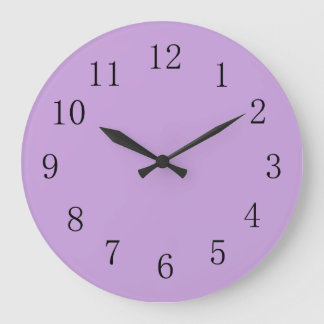 Grande Horloge Ronde Wisteria purple Solid Color