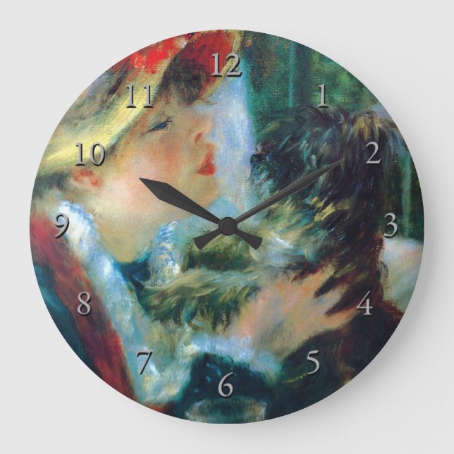 Grande Horloge Ronde Woman with Her Dog Renoir Fine Art (Recto)