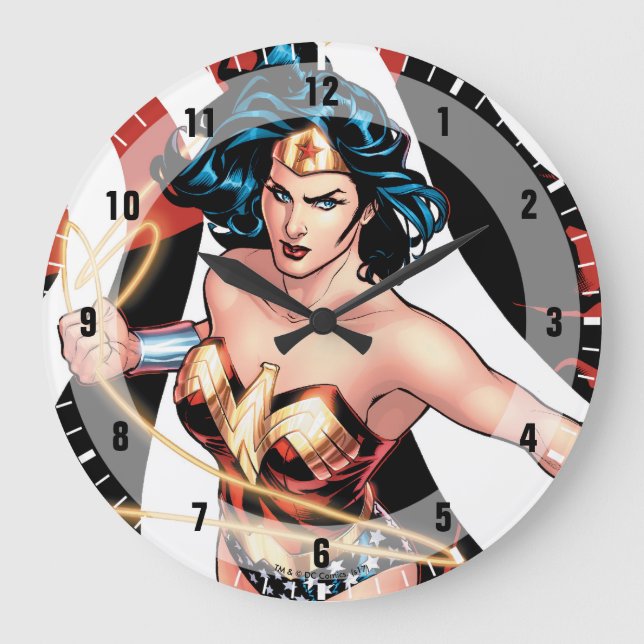 Grande Horloge Ronde Wonder Woman Couverture comique #12 (Recto)