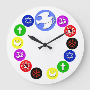Grande Horloge Ronde World Religions in Color