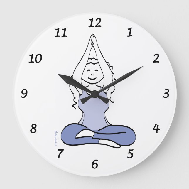 Grande Horloge Ronde Yoga clock (Recto)