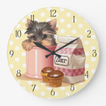 Yorkie et cupcakes au chocolat