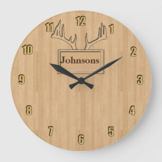 Grande Horloge Ronde Your family name personalized