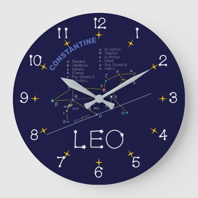 Grande Horloge Ronde Zodiac Constellation Leo (Recto)