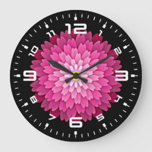 Grande horloge rose
