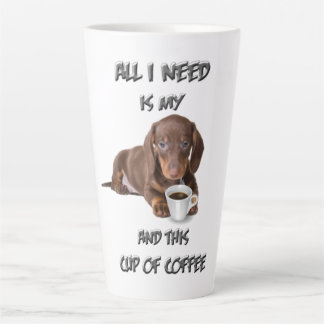 Grande Mug en latte - Dach dans ma tasse