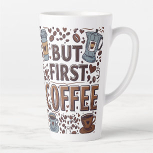 Grande Mug Latte de 17 oz pour les amateurs de caf